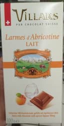 Villars Chocolat Liqueur Abricotine Tablette 100G