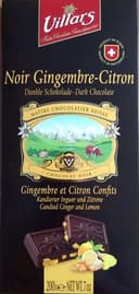 Chocolat noir gingembre-citron