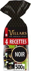 Assortiment de mini chocolats noirs