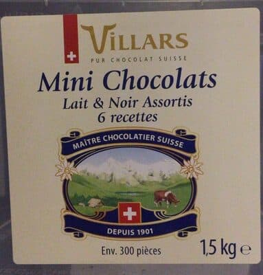 Mini chocolats Lait & Noir assortis