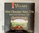Mini chocolat noirs 72%