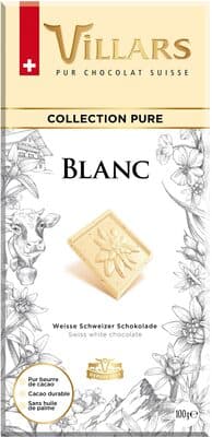 Tablette de chocolat blanc dégustation