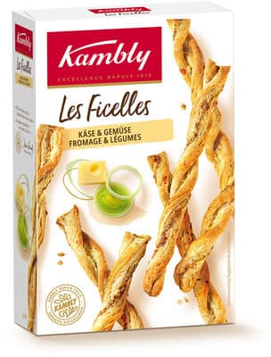 Ficelles au fromage et aux légumes