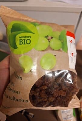 Raisins sultanines
