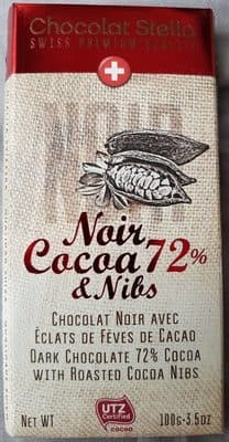 Noir cocos 72% & nibs