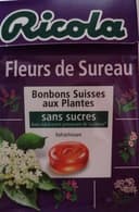 Bonbons suisses aux plantes sans sucres saveur fleurs de sureau