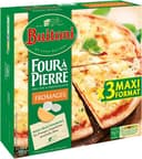 BUITONI FOUR A PIERRE pizza surgelée Fromages 3 packs x 350g (x3 maxi format)