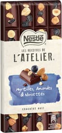 NESTLE L'ATELIER Chocolat Noir Myrtilles, Amandes et Noisettes