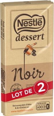 NESTLE DESSERT Noir 2X205g