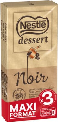 NESTLE DESSERT Noir 3x205g