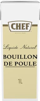 Bouillon de Poule Naturel CHEF Brique de 1L