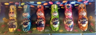 6 lapins au chocolat au lait