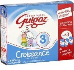 Croissance de 1 à 3 ans