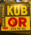 MAGGI KUB OR Bouillon -25% de sel promo maxi format - 64 cubes (=32*2cubes) - 243.2g