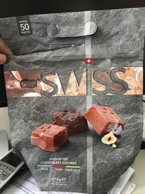 Assorted chocolate chunk