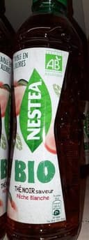 Nestea bio - Thé noir saveur pêche blanche