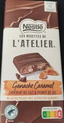 Chocolat au lait & pointe de sel ganache caramel