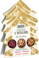 NESTLE L'ATELIER Les Bouchées Boite sapin lait et noir 162g