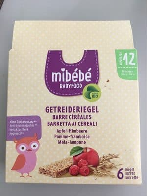 Getreideriegel minibébé barre cereales