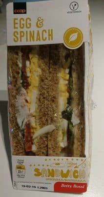 Egg & Spinach Sandwich