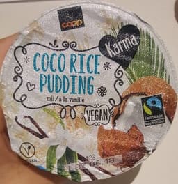 Coco rice pudding