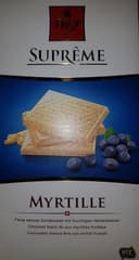 Chocolat Suprême Myrtille