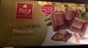 Les adorables pistache - Chocolat fin au lait avec un fourrage de praliné et pistaches