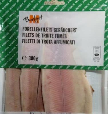 Filets de truite fumés