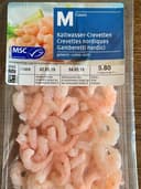 Crevettes nordiques cuites