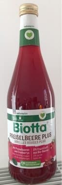 Biotta Airelles Rouges Plus