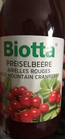 Jus d'airelles rouges