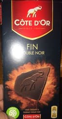 Fin double noir - Chocolat noir extra fourré