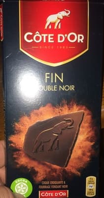 Fin double noir - Chocolat noir extra fourré