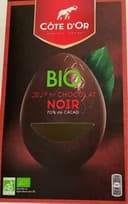 Oeuf au chocolat noir