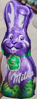 Lapin chocolat au lait et noisettes