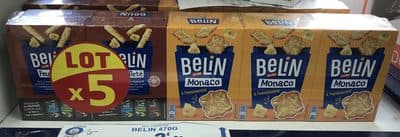 Crackers 3 monaco + 2 feuillete belin