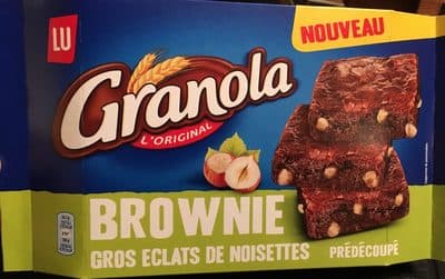 Gâteau au chocolat, aux éclats de noisettes