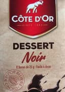 Côte d'Or dessert noir