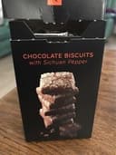 Chocolate biscuits with sichuan pepper