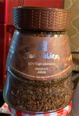 100% cafe colombiano chocolate selecto