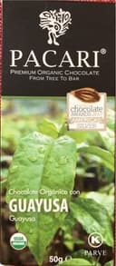 Chocolate Organica con Guayusa