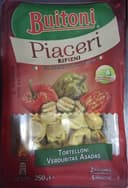 Tortelloni verduritas asadas
