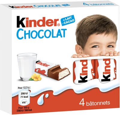 Kinder Chocolat - 4 batônnets