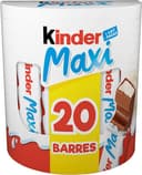 Barre Chocolatée Kinder Maxi Chocolat au Lait x20 - 420g