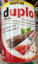 Gaufrettes recouvertes de cacao fondant aux éclats de noisettes