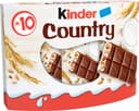 Barre Chocolatée Kinder Country Céréales chocolat x10 - 235g