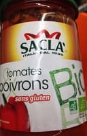 Sauce tomates et poivrons bio sans gluten