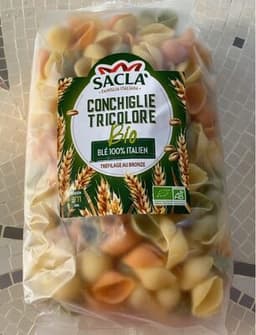 Conchiglie tricolore