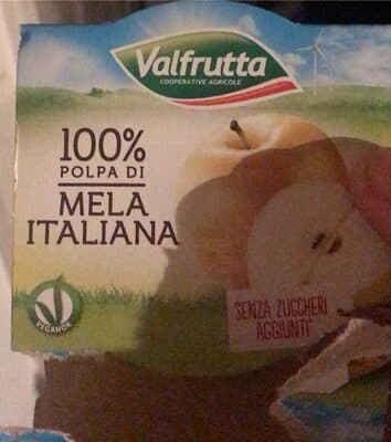 100% polpa di mela italiana