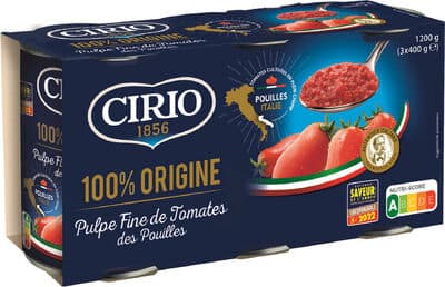 Pulpe fine de tomates